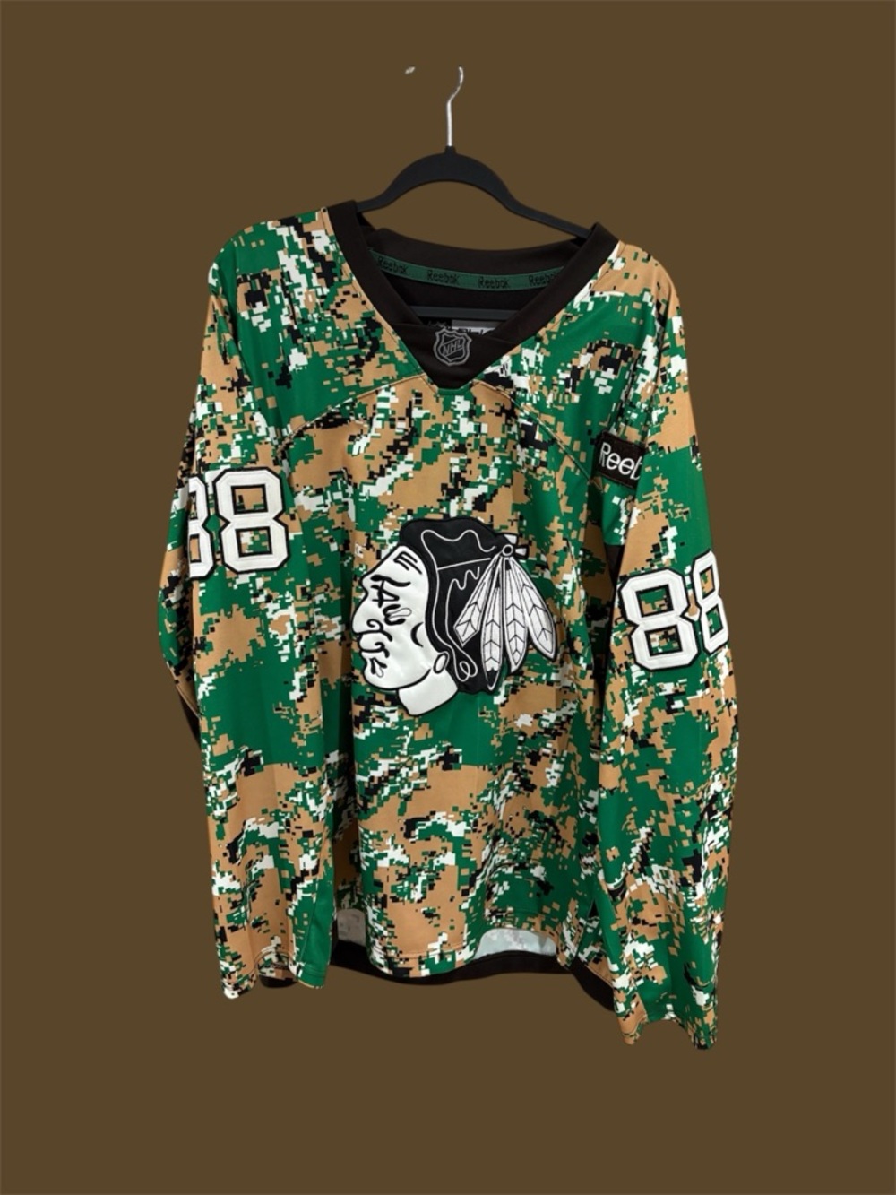VINTAGE PATRICK KANE ARMY NIGHT JERSEY